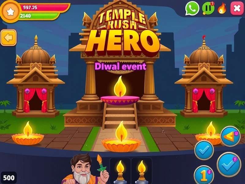 Temple Rush Hero Diwali Event